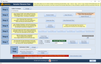 Karaoke Filename Fixer screenshot