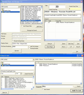 Karaoke Player And Manager screenshot