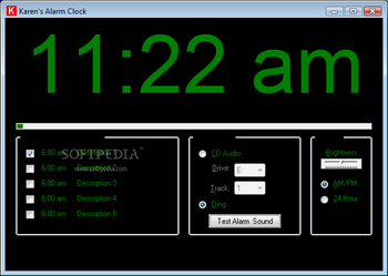 Karen's Alarm Clock screenshot