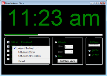 Karen's Alarm Clock screenshot 2
