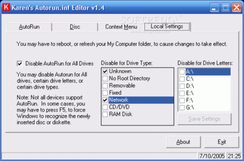Karen's Autorun.inf Editor screenshot 3
