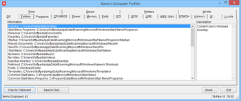 Karen's Computer Profiler screenshot 2