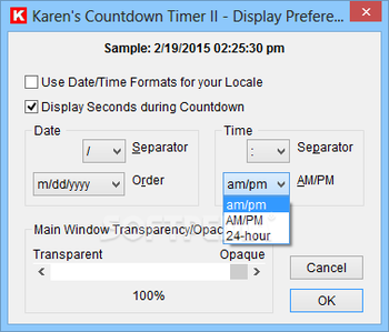 Karen's Countdown Timer II screenshot 3