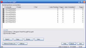 Karen's Print Logger screenshot