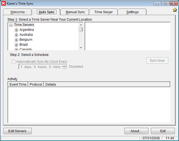 Karen's Time Sync screenshot