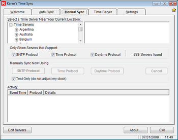 Karen's Time Sync screenshot 2
