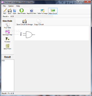 Karnaugh Analyzer screenshot 6