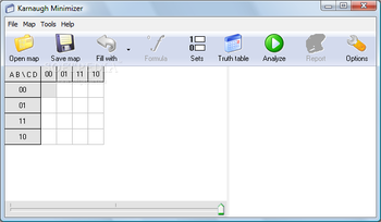 Karnaugh Minimizer screenshot
