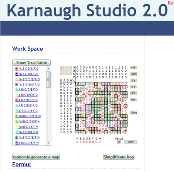 Karnaugh Studio screenshot