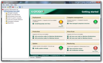 Kaspersky Administration Kit screenshot