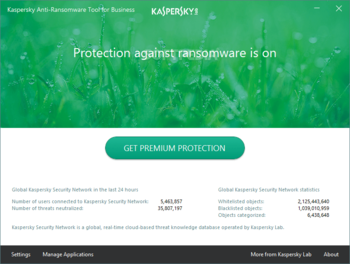 Kaspersky Anti-Ransomware Tool for Business screenshot