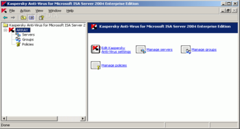 Kaspersky Anti-Virus for Microsoft ISA Server Enterprise Edition screenshot