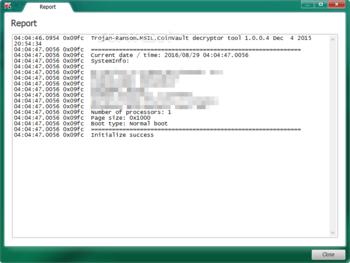 Kaspersky CoinVaultDecryptor screenshot 3