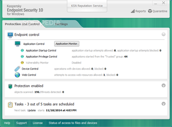 Kaspersky Endpoint Security for Business screenshot