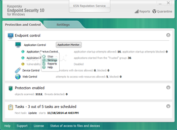 Kaspersky Endpoint Security for Business screenshot 4