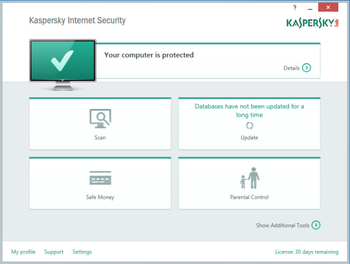 Kaspersky Internet Security 2017 screenshot
