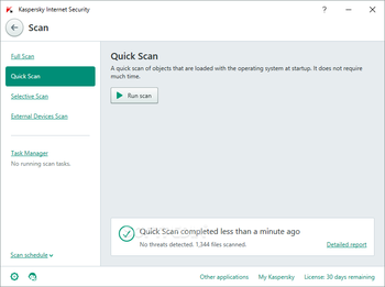 Kaspersky Internet Security screenshot 2