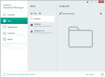 Kaspersky Password Manager screenshot