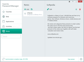 Kaspersky Password Manager screenshot 4