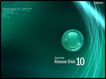 Kaspersky Rescue Disk screenshot