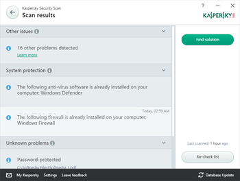 Kaspersky Security Scan screenshot 3