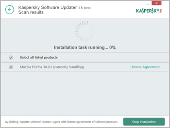 Kaspersky Software Updater screenshot 8