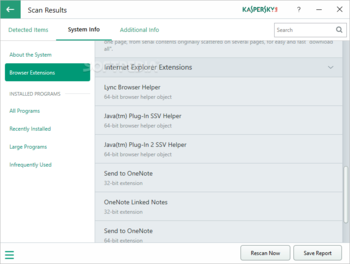 Kaspersky System Checker screenshot 6