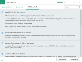 Kaspersky System Checker screenshot 8