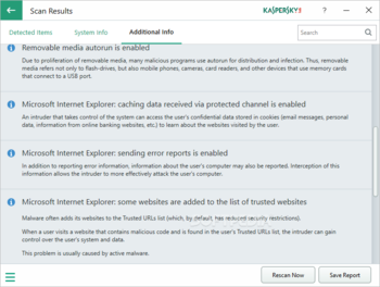 Kaspersky System Checker screenshot 9