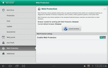Kaspersky Tablet Security screenshot 4