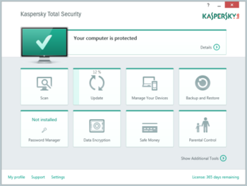Kaspersky Total Security screenshot 2