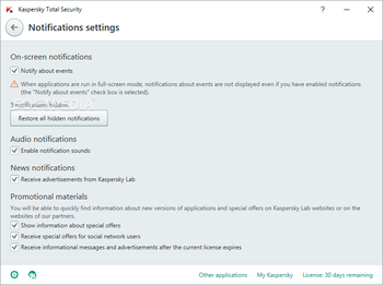 Kaspersky Total Security screenshot 46