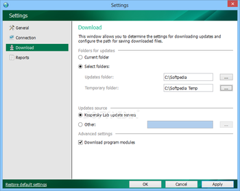 Kaspersky Update Utility (formerly Kaspersky Updater) screenshot 12