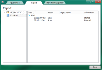 Kaspersky Virus Removal Tool screenshot 3