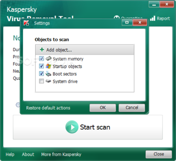 Kaspersky Virus Removal Tool screenshot 4