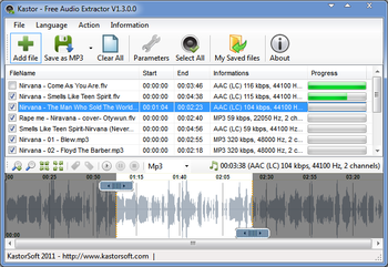 Kastor Free Audio Extractor screenshot 2