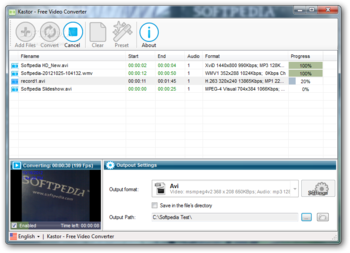 Kastor - Free Video Converter screenshot