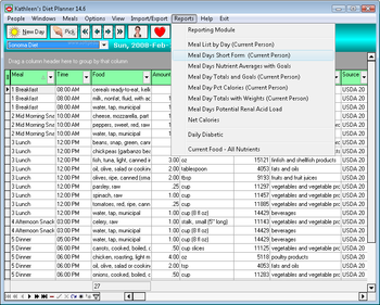 Kathleen's Diet Planner screenshot 3