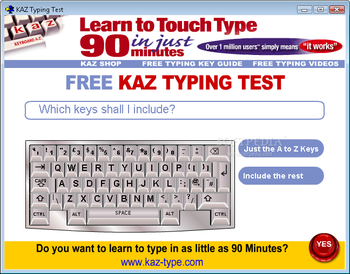 KAZ Typing Test screenshot 2
