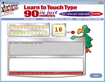KAZ Typing Test screenshot 4