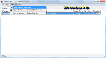 KB MP3 Database screenshot 2