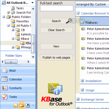 KBase for Outlook screenshot 3