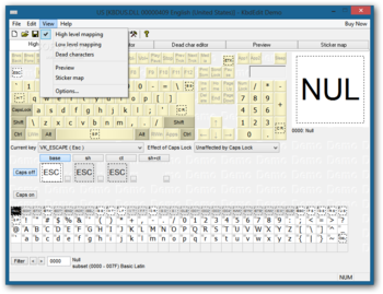 KbdEdit screenshot 6