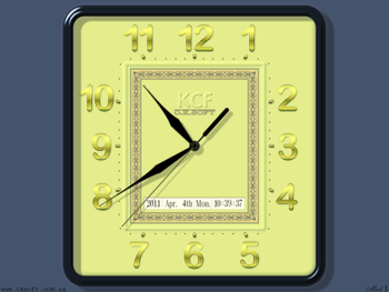 KCF Clock Model screenshot