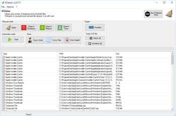 KCleaner screenshot 2