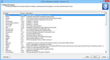 KDE for Windows Installer screenshot 7