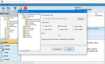 KdeTools PST Converter screenshot 2