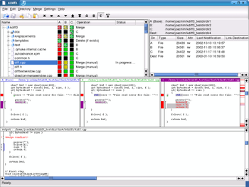 KDiff3  screenshot