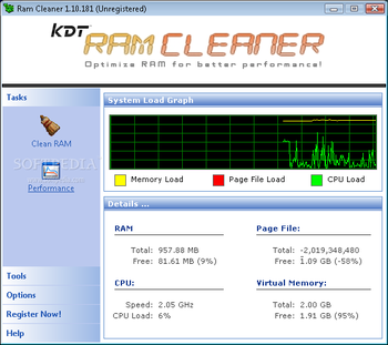 KDT Soft. RAM Cleaner screenshot 2