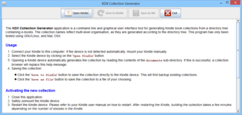 KDX Collection Generator screenshot